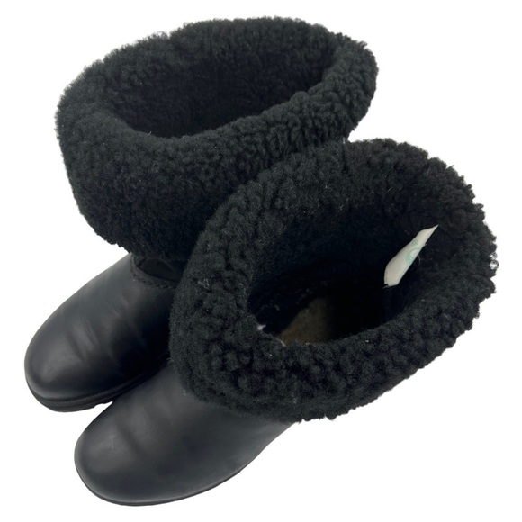 VINTAGE SOREL Shearling Boot Black - Picture 5 of 13